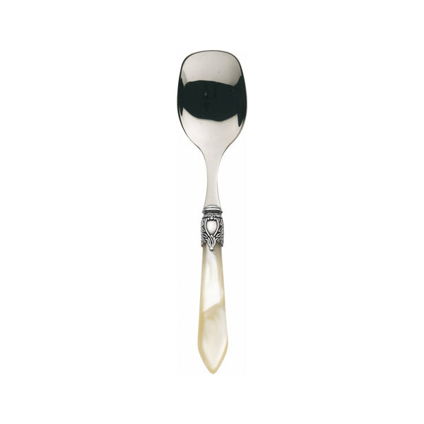 OXFORD OLD SILVER-PLATED RING 6 ICE CREAM SPOONS