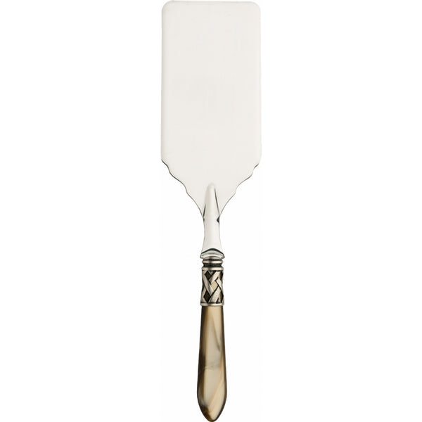 ALADDIN OLD SILVER-PLATED RING LASAGNE & TIRAMISU SHOVEL