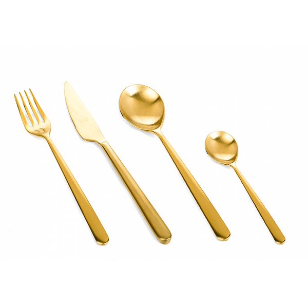 LINEA ICE ORO CUTLERY SET 24