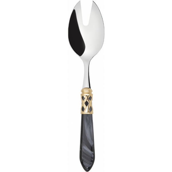 ALADDIN GOLD RING SALAD SERVING FORK