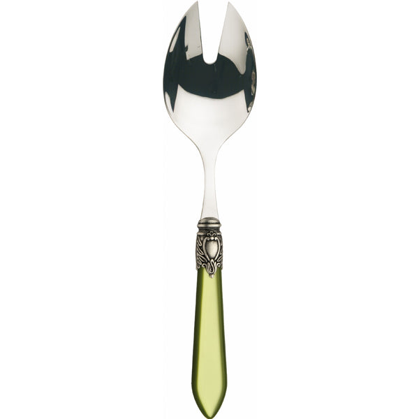 OXFORD OLD SILVER-PLATED RING SALAD SERVING FORK
