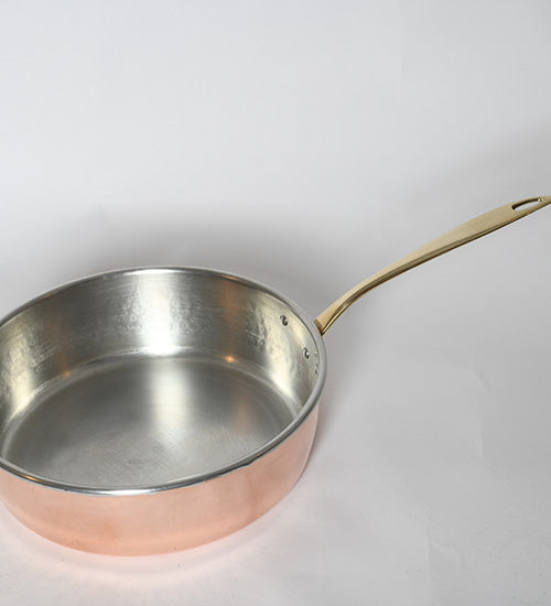 COPPER SAUTE' PAN WITH LID