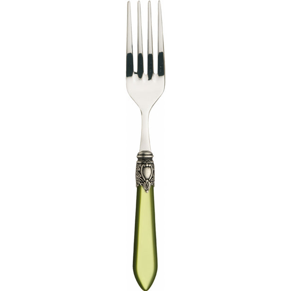 OXFORD OLD SILVER-PLATED RING VEGETABLE & MEAT SERVING FORK