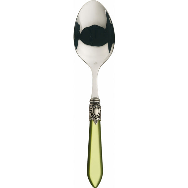 OXFORD OLD SILVER-PLATED RING VEGETABLE & MEAT SERVING SPOON