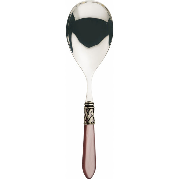 ALADDIN OLD SILVER-PLATED RING RICE SERVING SPOON