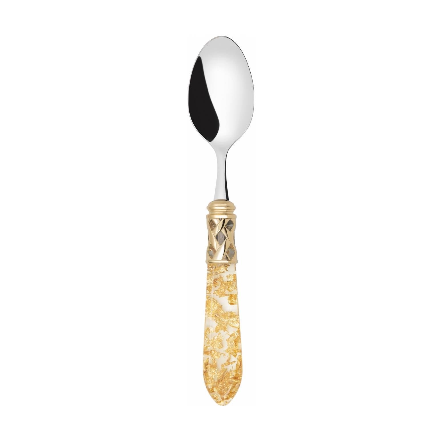 ALADDIN GOLD-PLATED RING 6 MOCHA SPOONS
