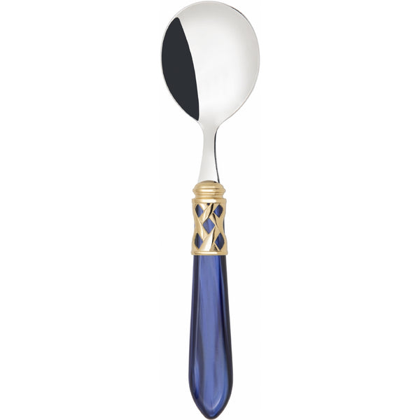 ALADDIN GOLD RING 6 SOUP SPOONS