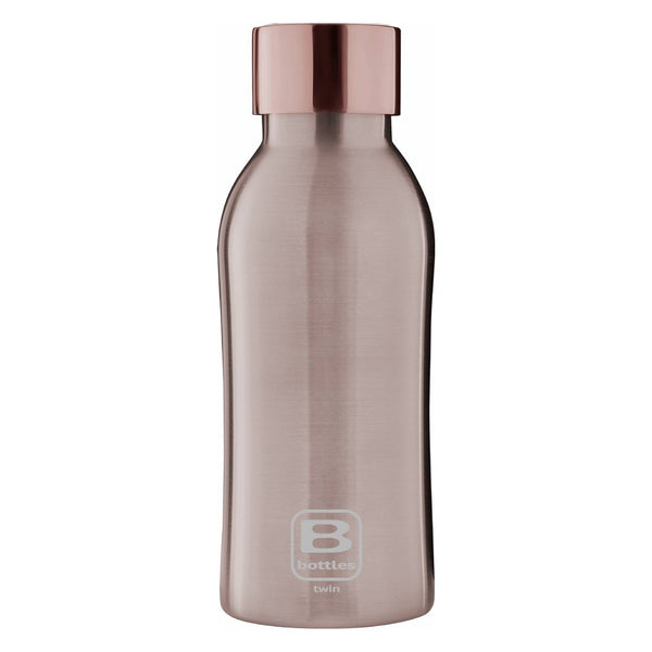 B BOTTLE BRUSHED ROSE GOLD