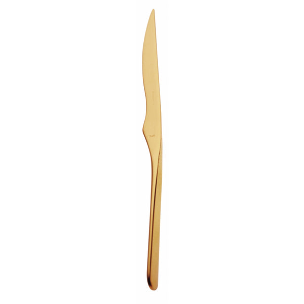 VIDAL GOLD 6 MONOBLOC TABLE KNIVES