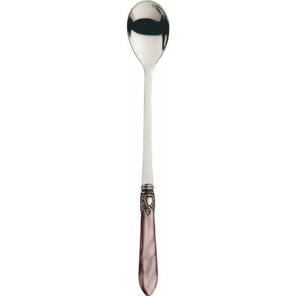 OXFORD OLD SILVER-PLATED RING 6 LONG DRINK SPOONS